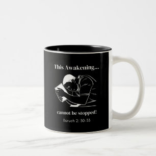 This Israelite Awakening Design Two-Tone Coffee Mug