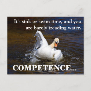 This job doesn't seem to be working out for you postcard