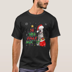 This Jolly Siberian Husky Dog Merry Christmas T-Shirt