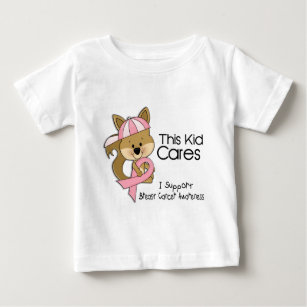 This Kid Cares Breast Cancer Awareness Baby T-Shirt