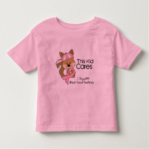 This Kid Cares Breast Cancer Awareness Toddler T-Shirt