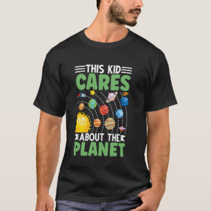 This Kid Cares Save Earth Eco-Friendly Planet Acti T-Shirt