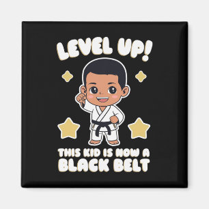 This Kid Is Now A Black Belt Karate Hapkido Award Magnet