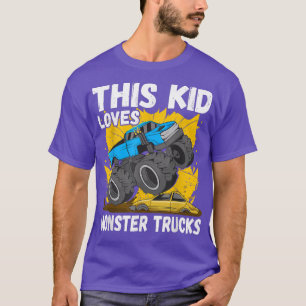 This Kid loves Monster Trucks T-Shirt