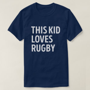 This Kid Loves Rugby Player T-Shirt