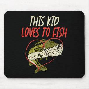 This Kid Loves To Fish B Fishing Family Matching G Mouse Pad