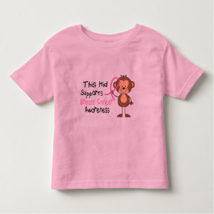 This Kid Supports Breast Cancer Awareness Toddler T-Shirt