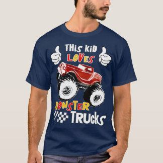 This Kids Loves Monster Trucks T-Shirt