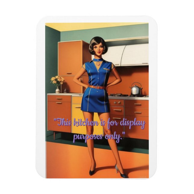 "This Kitchen is for Display Purposes Only" Magnet (Vertical)