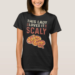 This Lady Loves It Scaly Royal Python Banana Ball T-Shirt