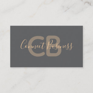 this layout balances sophistication and modern business card