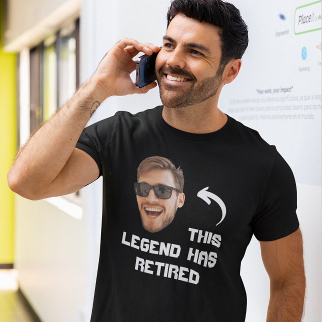 This Legend Has Retired Face Funny Retirement T-Shirt (This Legend Has Retired Face Funny Retirement T-Shirt
)