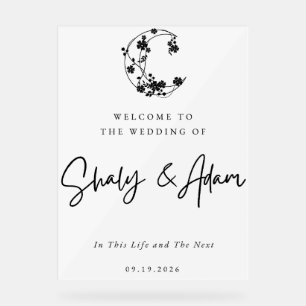 This Life and the Next Acrylic Wedding Sign