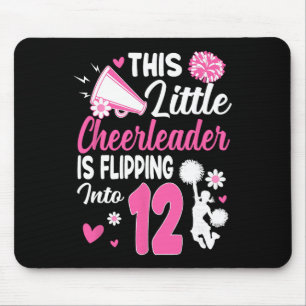 This Little Cheerleader Is Flipping Into 12 Year O Mouse Pad
