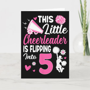 This Little Cheerleader Is Flipping Into 5 Year Ol Card