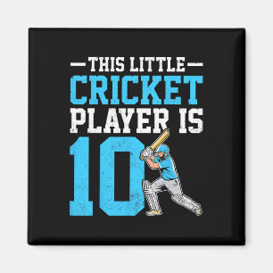 This Little Cricket Player Is 10 Years Old 10th Bi Magnet