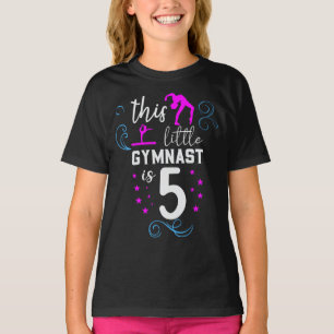 This Little Gymnast is 5 T-Shirt