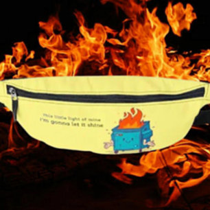 This Little Light: Dumpster Fire Design Bum Bags