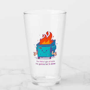 This Little Light: Dumpster Fire Pint Glass