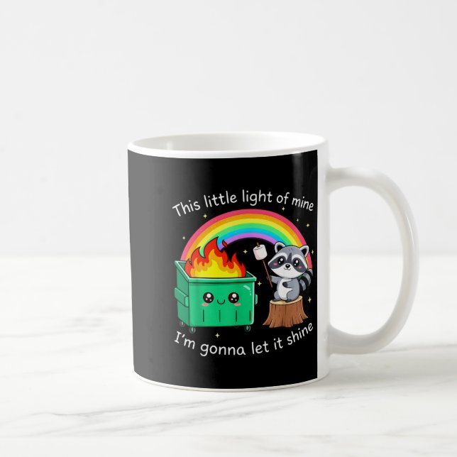 This Little Light Mine Funny Graphic Art Coffee Mug (Right)
