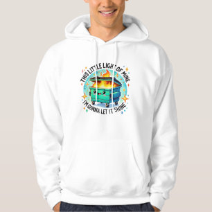 This Little Light Of Mine  Funny Dumpster Fire Hoodie