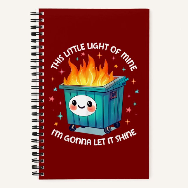 This Little Light of Mine I'm Gonna Let It Shine Notebook (Front)
