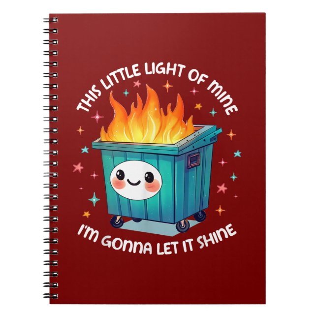 This Little Light of Mine I'm Gonna Let It Shine Notebook (Front)