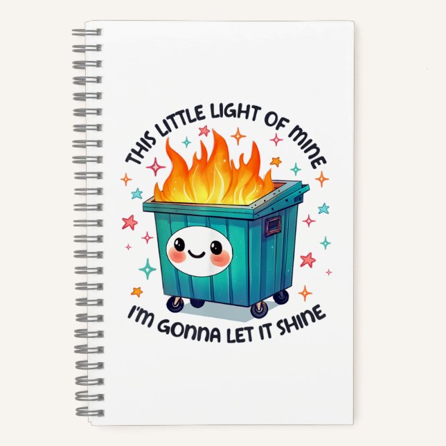 This Little Light of Mine I'm Gonna Let It Shine Notebook (Front)