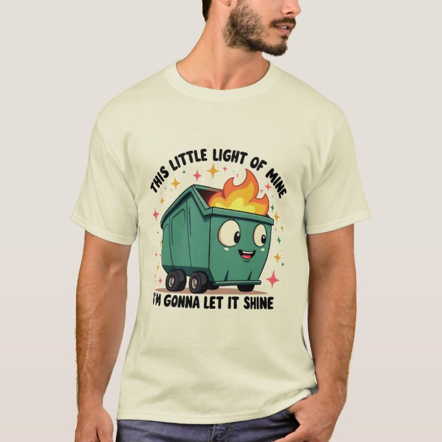 This Little Light of Mine, I'm Gonna Let It Shine T-Shirt (Front)