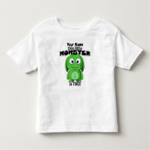 This Little Monster is Two! Toddler T-Shirt