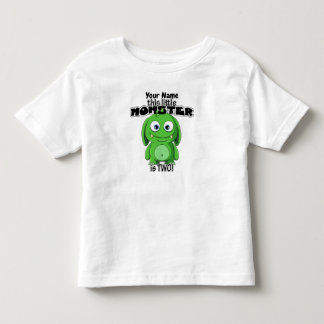 This Little Monster is Two! Toddler T-Shirt