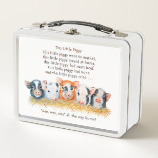 This Little Piggy Metal Lunchbox