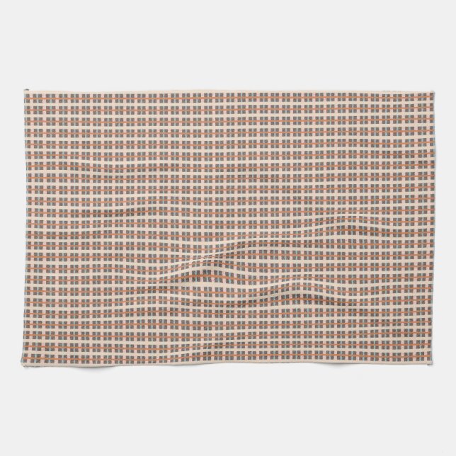 This Little Piggy, Plain Tea Towel, Kitchen Towel (Horizontal)
