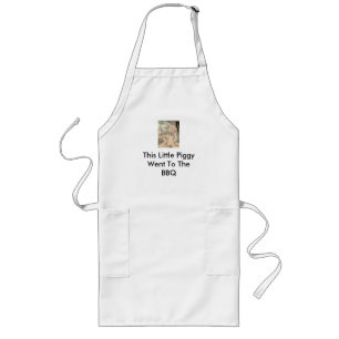 This Little Piggy Went To The BBQ Long Apron