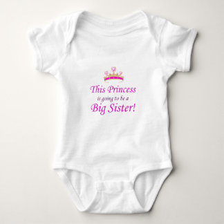 This Little Princess is going to be a Big Sister! Baby Bodysuit