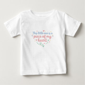 "This Little Seed is a Piece of My Heart" Cute Bab Baby T-Shirt