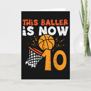 This Ller Is Now 10 Sketll 10th Birthday Bday Boys Card