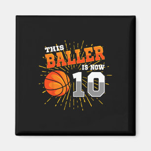 This Ller Is Now 10 Sketll 10th Birthday Party Magnet