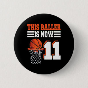 This Ller Is Now 11 Sketll 11th Birthday 11 Years 6 Cm Round Badge