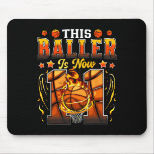 This Ller Is Now 11 Sketll Kids Boys 11th Birthday Mouse Pad