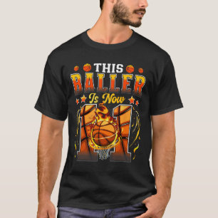 This Ller Is Now 11 Sketll Kids Boys 11th Birthday T-Shirt