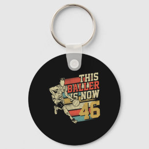 This Ller Is Now 46 Gift For 46th Birthday Sketll Key Ring
