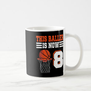 This Ller Is Now 8 Sketll 8th Birthday 8 Years Old Coffee Mug