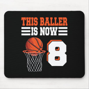 This Ller Is Now 8 Sketll 8th Birthday 8 Years Old Mouse Pad