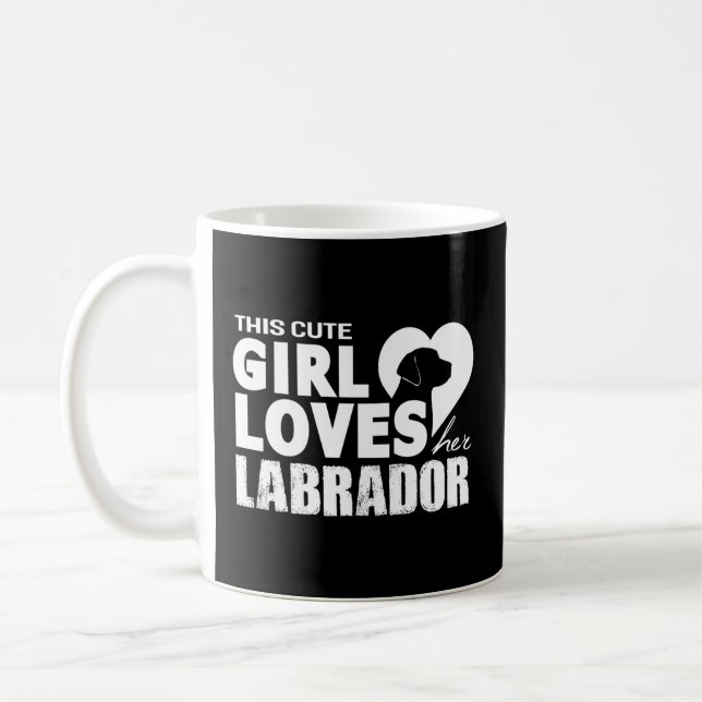 This Loves Her Labrador Dog Coffee Mug (Left)