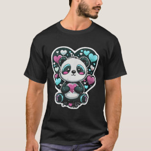 This Loves Pandas Panda He Purple T-Shirt