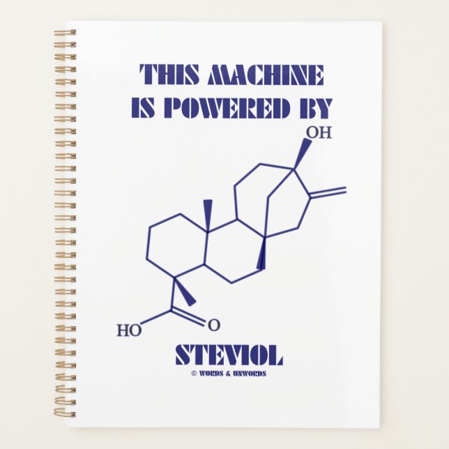 This Machine Is Powered By Steviol Chem Molecule Planner (Front)