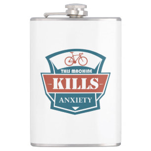 This Machine Kills Anxiety Hip Flask