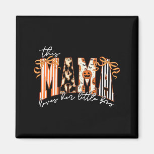 This Mama Loves Her Boos Cute Soky Halloween Mama  Magnet