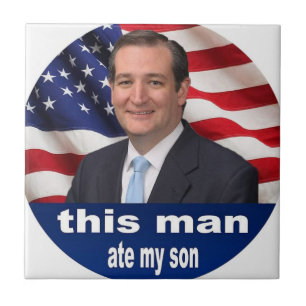 This Man Ate My Son Meme Ceramic Tile